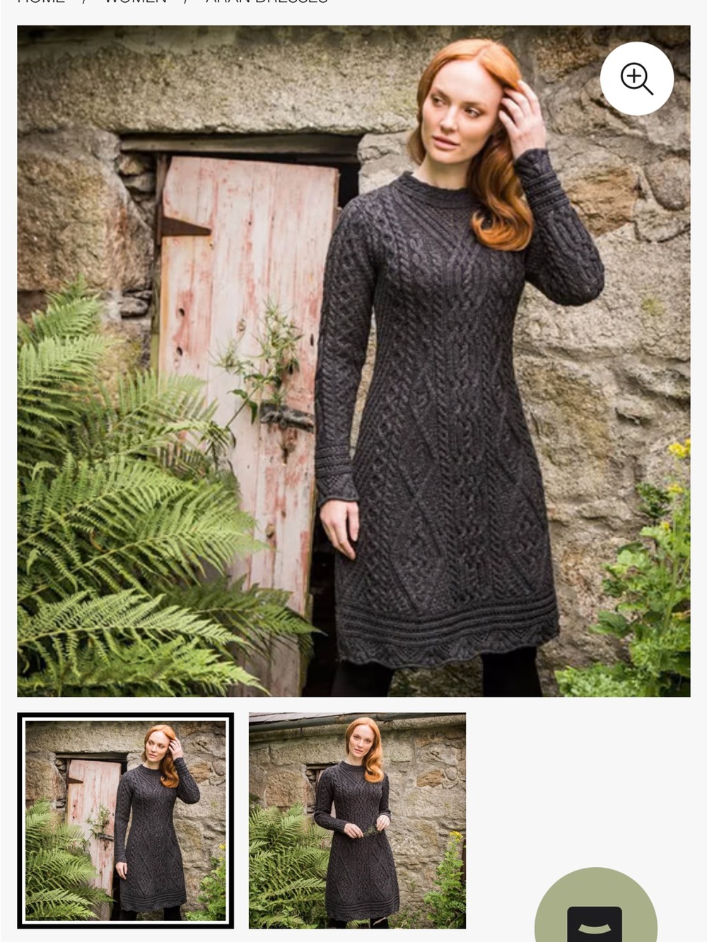 The Irish Store sweater dress size XL NWT